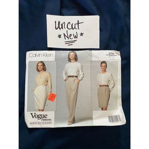 Vintage vogue Calvin Klein skirt sewing pattern